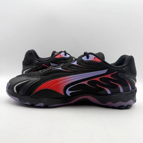 PUMA Mens Inhale Sneakers US 12 EU 46 Black Red Athletic Shoes NIB - Picture 7 of 12